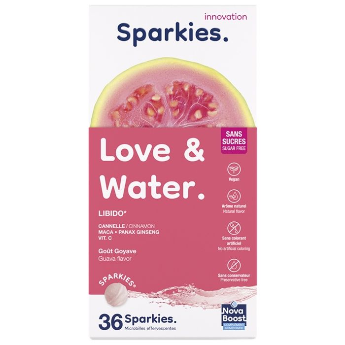 Nova Boost Love & Water - Sparkies Libido Sans Sucres.
