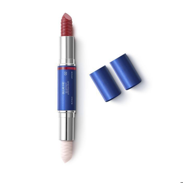 Rouge à lèvres - KIKO MILANO - BLUE ME 3D EFFECT LIPSTICK DUO 02 Yes Mauve - Vegan - Effet 3D - Confortable