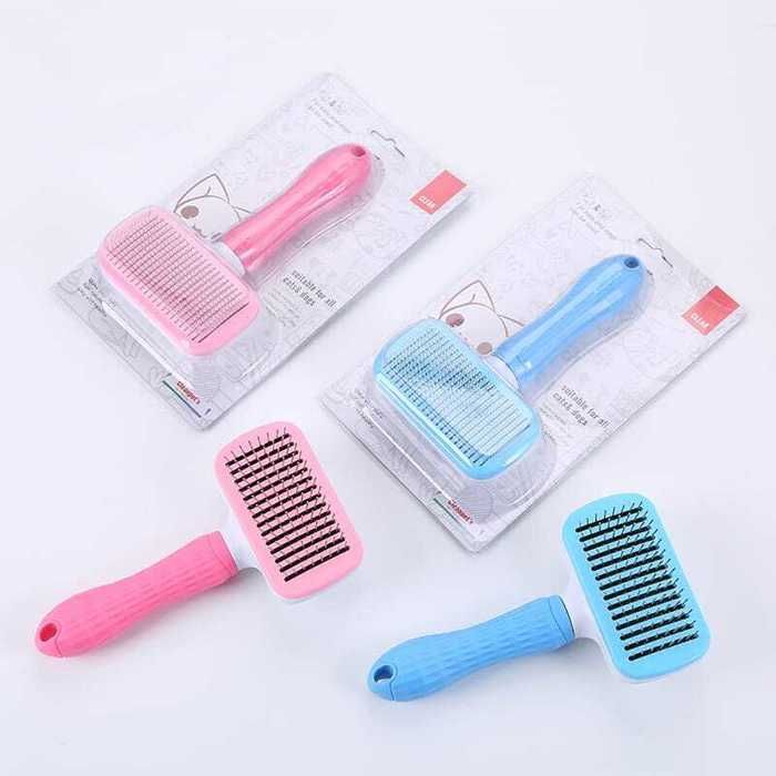 Brosse de toilettage pour chat et chien,pour la perte et le toilettage, rose et bleu