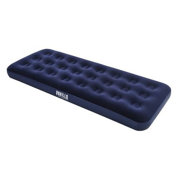 Matelas gonflable - Bestway - Confort 1 place - 185 x 76 x 22 cm - Vinyle robuste - Sac de transport