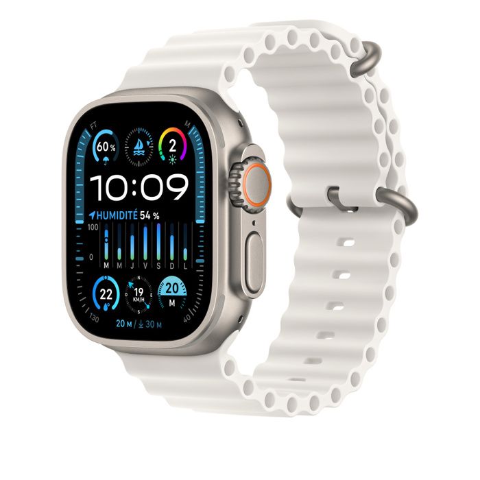 Bracelet Océan blanc compatiblr apple watche 49/44/45/49 mm