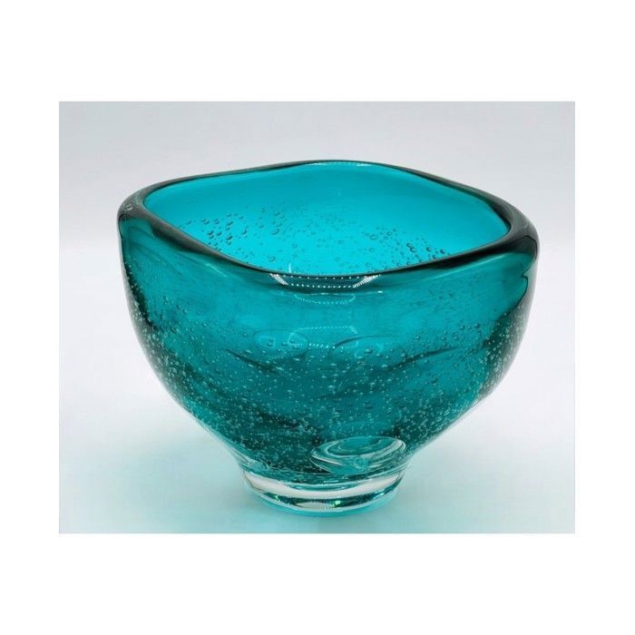 Vase en Verre - MAISON ACACIA - 19-4 - Bleu - Élégance - Chic