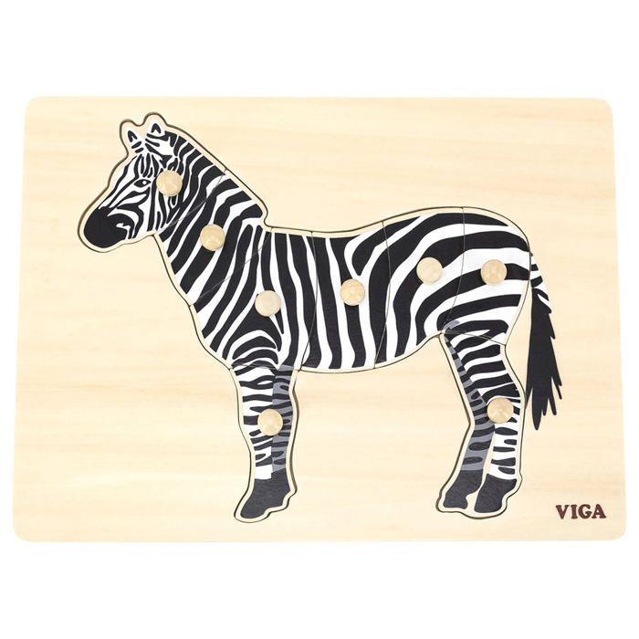 Viga - Puzzle Montessori Zèbre