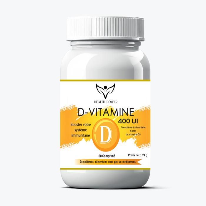 D-Vitamine ( Vitamine D3 ) Booster votre système immunitaire 60 Gélules
