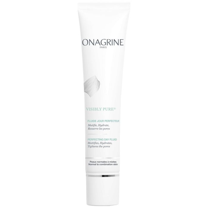 Fluide matifiant jour - Onagrine - Visibly Pure - 40ml - Tous types de peau - Texture fluide