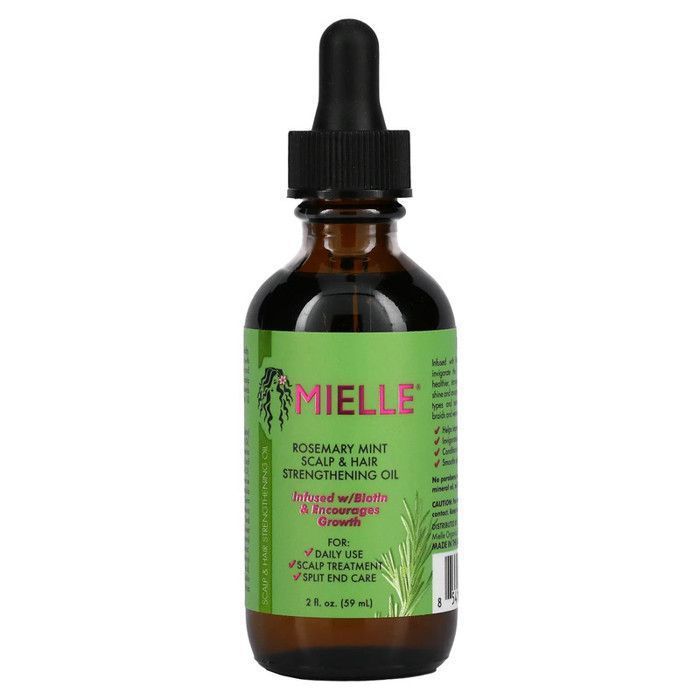 Huile de Cheveux - Made in Usa - Romarin à la Menthe - 59ml - Nourrissant - Revitalisant