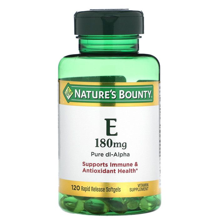 Nature'S Bounty Vitamine E, 180 mg, 120 capsules à libération rapide - Made in USA