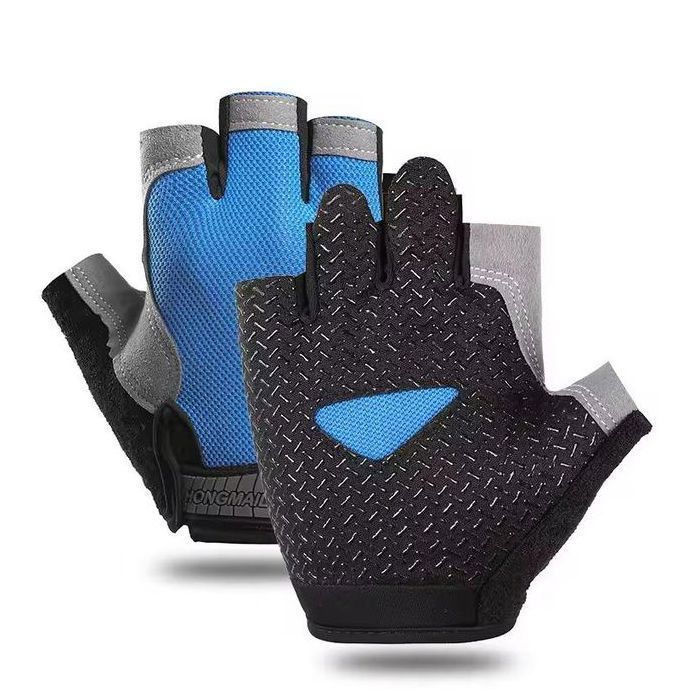 Gants de Cyclisme Demi-Doigt - Antidérapants - Respirants  pour Homme et Femme Taille L