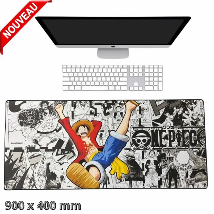 Tapis Gamer Géant 900 x 400 mm – Idéal pour Clavier et Souris W