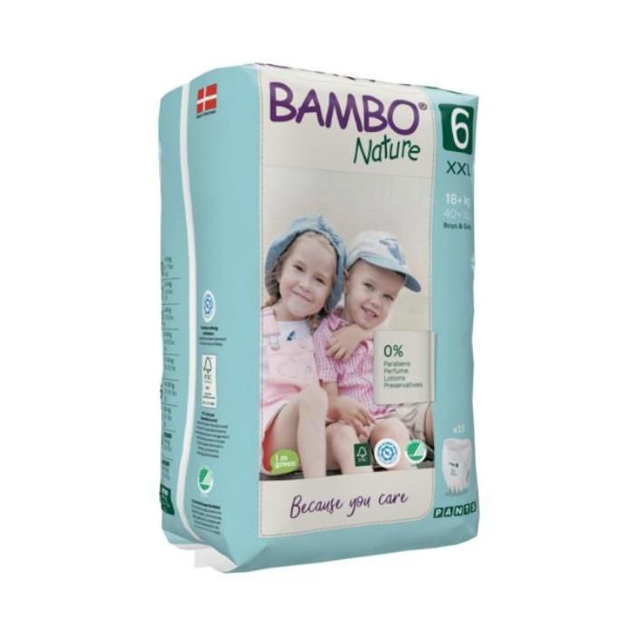 Bambo Nature Culottes d&#039;Apprentissage Taille 6 16+ kg 18 unités