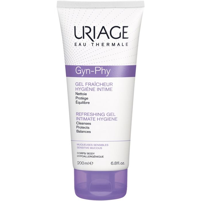 Gel nettoyant intime - Uriage - Gyn-Phy - 200ml - Hypoallergénique - Fraîcheur et bien-être