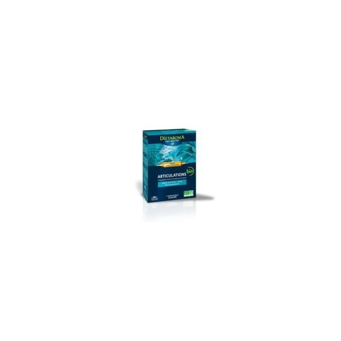 Concentre integral de plantes C,I,P, Articulation 20 ampoules de 10 ml Dietaroma Bio
