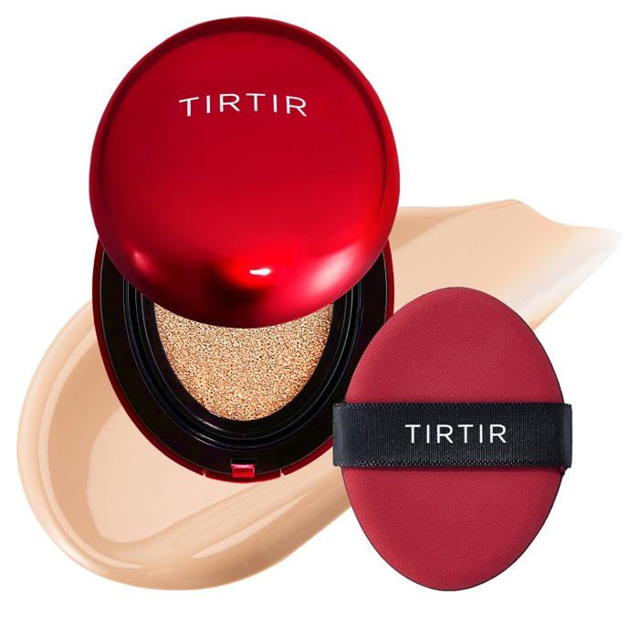 Fond de teint coussin - TIRTIR - Mask Fit Red Cushion 24N Latte - 18 g - Hydratation - Effet naturel