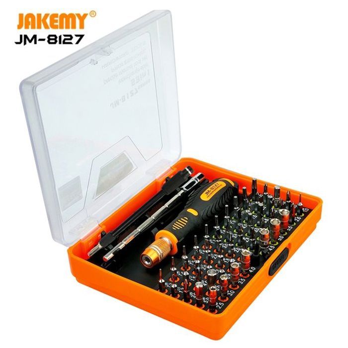 Jakemy JM-8127 53 en1 jeu de tournevis à cliquet outils à main maintenance électrique