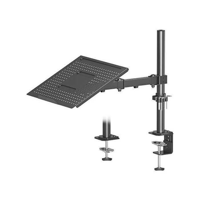 Support de bureau réglable en hauteur 2 IN 1  pour ordinateur portable ou portable, pour moniteur 15 à 32 pouces