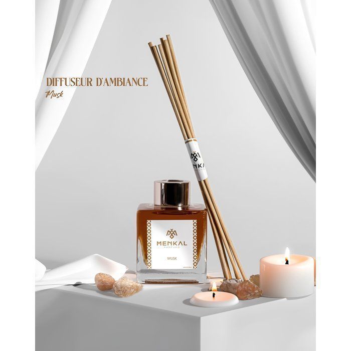 Diffuseur D’ambiance à bâtonnets Musk ambré 100 ml