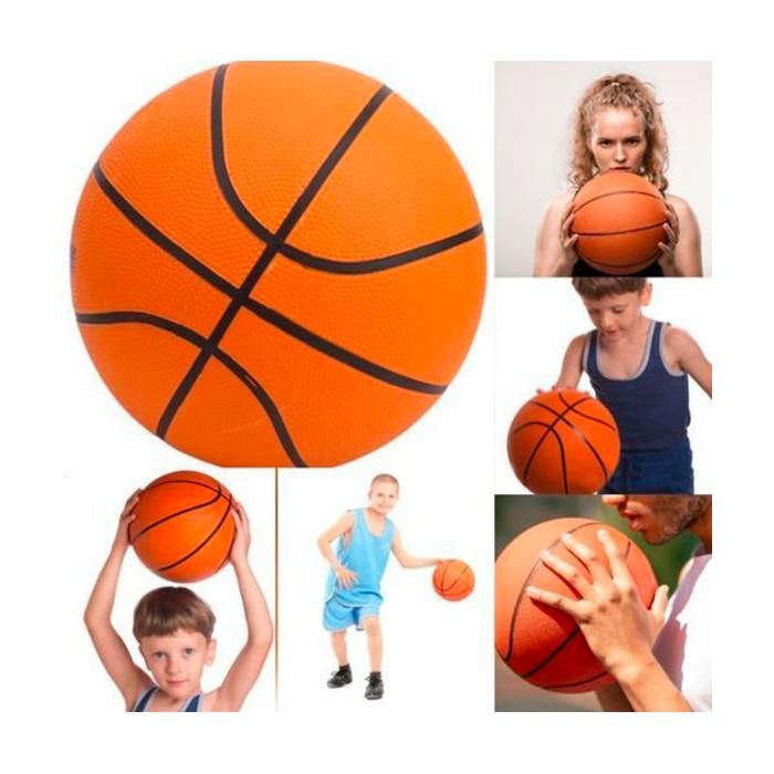Ballon de Basket-Ball - Durable - Orange - Antidérapant - Résistant à l'abrasion - Inclus aiguille