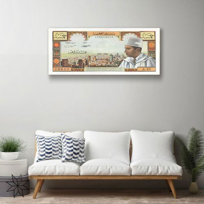 Tableau Mural Décoratif forex - 5 DH année 1969