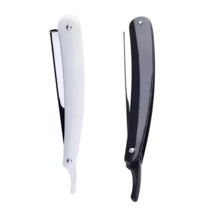 Promoo Rasoir de barbier rasoir coupe Barbier cheveux rasage couteaux rasoirs(Couleur aléatoire)
