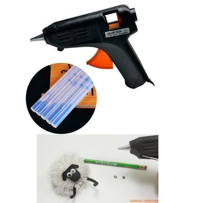 Pistolet à Colle Thermofusible - Non spécifié - 40W - Multicolore - Kit d'accessoires - Haute température