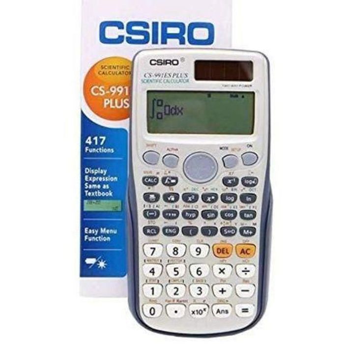 CSIRO Calculatrice scientifique avec boitier protection gris