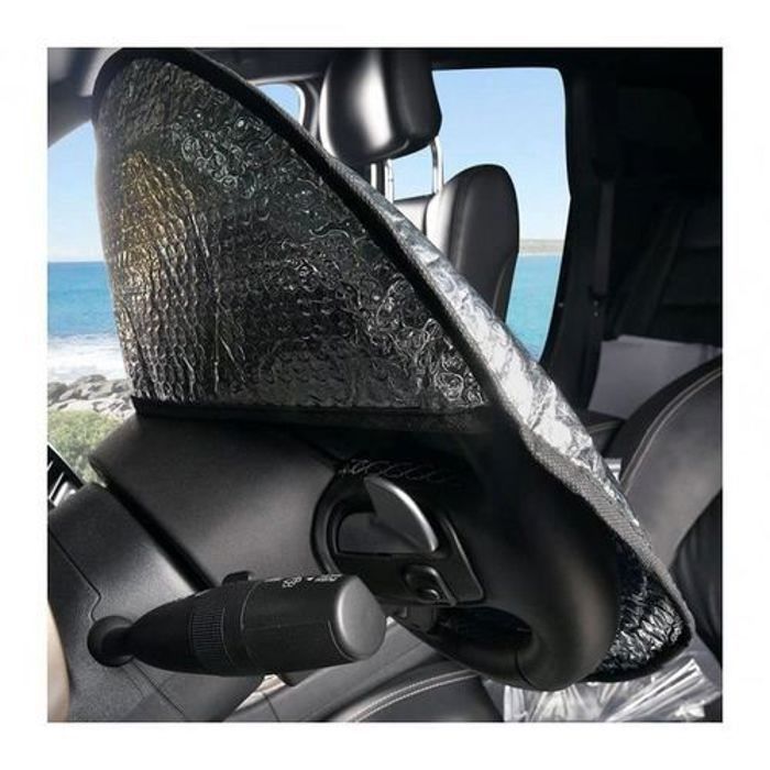 Pare-Soleil Couvre-Volant En Aluminium Pour Voiture 50 X 44 Cm
