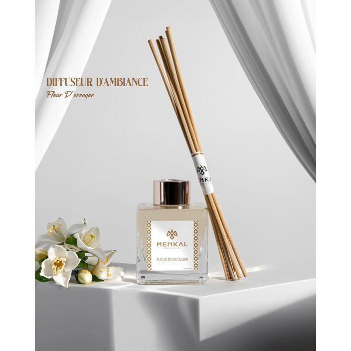 Diffuseur d’ambiance à bâtonnets arome Fleur D’oranger 100 ml