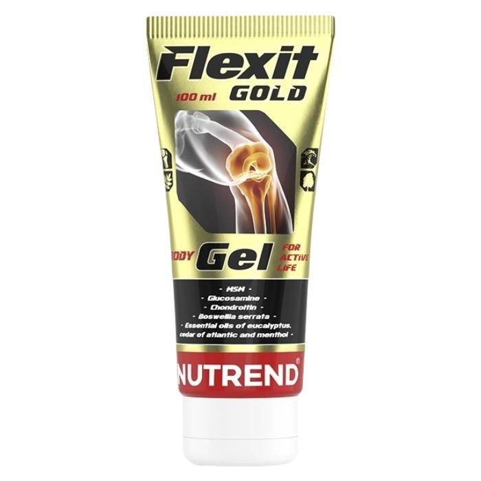 Flexit Gold Gel 100 ml - Gel de Massage pour Muscles et Articulations Sollicitées