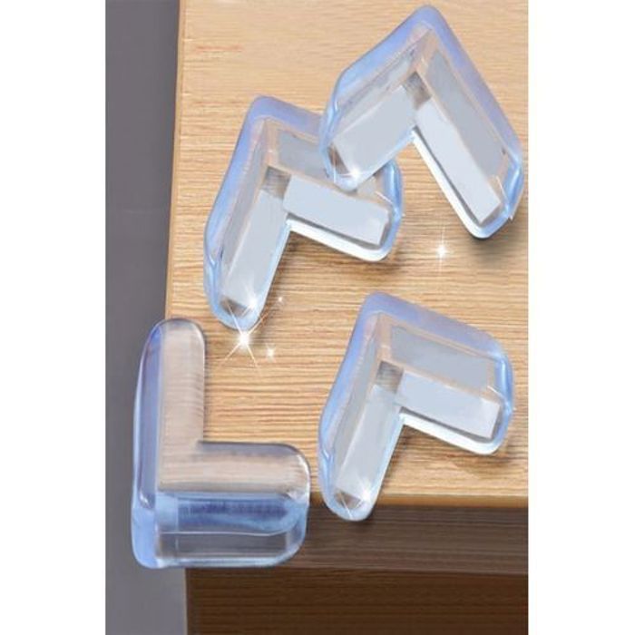 Lot de 4 Pcs Protection Coin de Table Pour Enfant et Bébé Protecteur d'angle Sécurité Anticollision