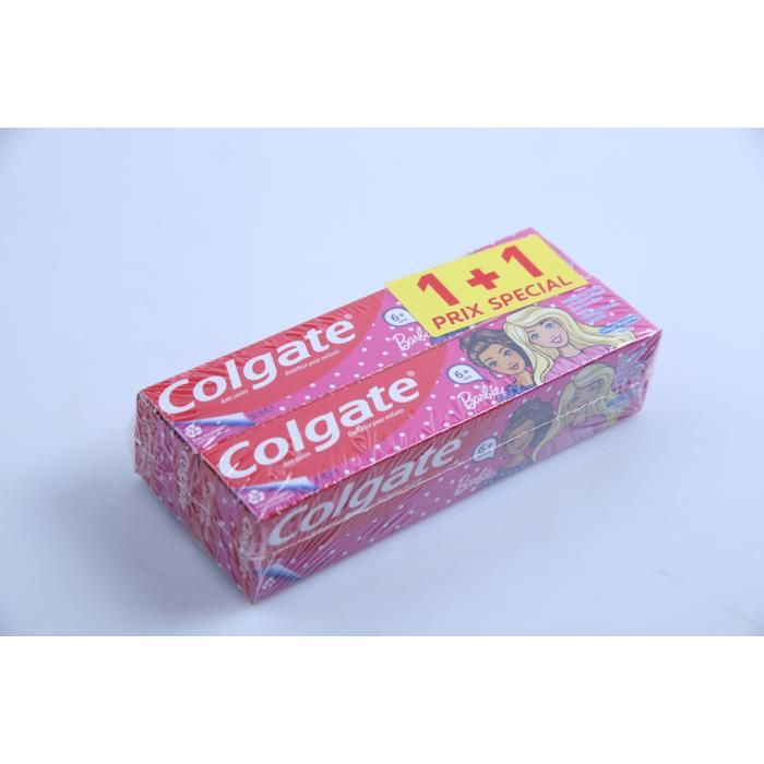 Pack de deux dentifrices enfant Barbie 50 ml