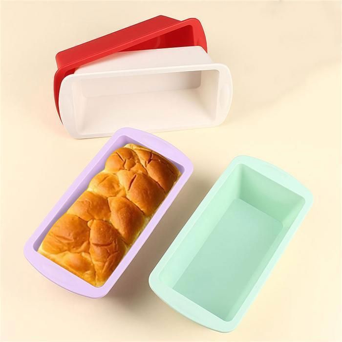 Moule à cake embouti droit avec Revêtement anti-adhérent (Couleur aléatoire)