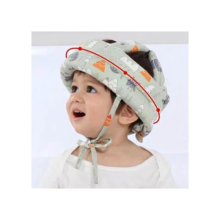 Casque de sécurité en coton pour bébé, casquette de protection