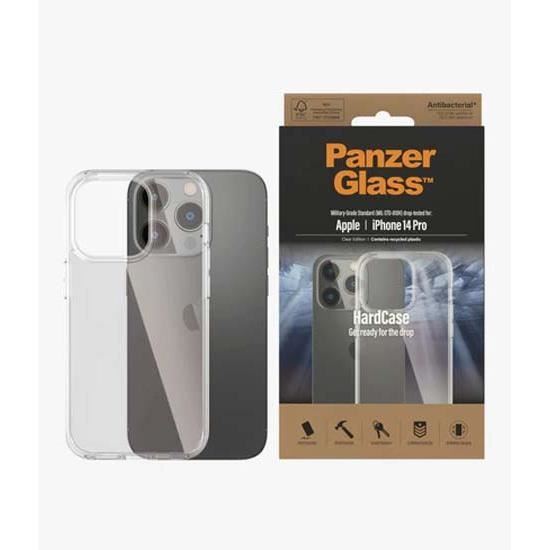 Coque - PanzerGlass - HardCase - iPhone 14 Pro - Protection élevée - Rigide - Transparent