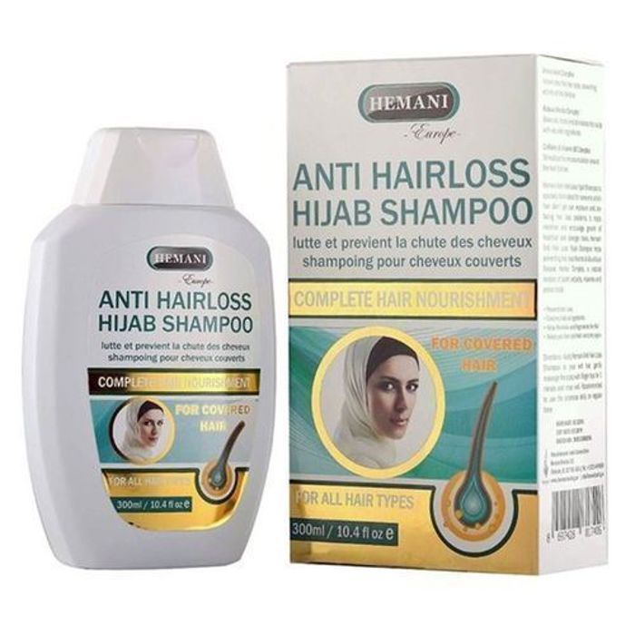 Hemani Shampooing Hijab Anti-chute Base de Plantes Médicinale 3 in 1 Pour Femmes Hijab