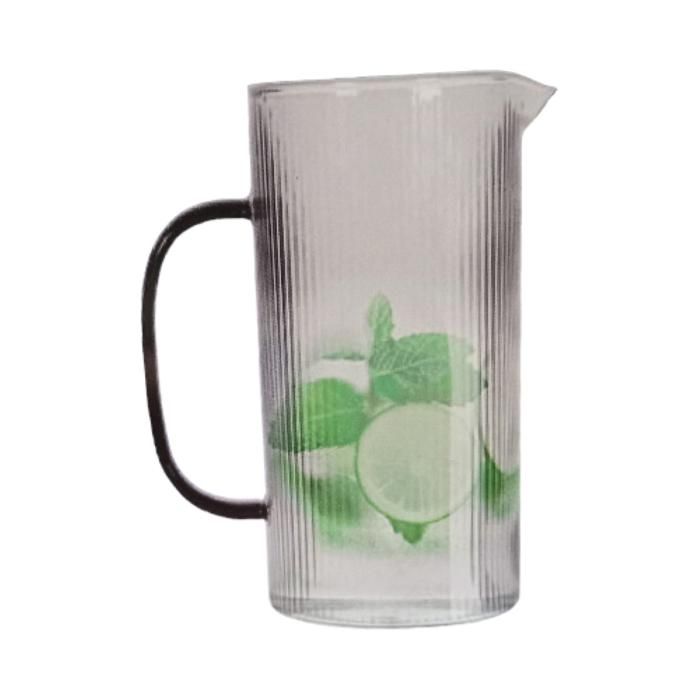 Pichet d’eau en verre de couleur fumée 1600ml