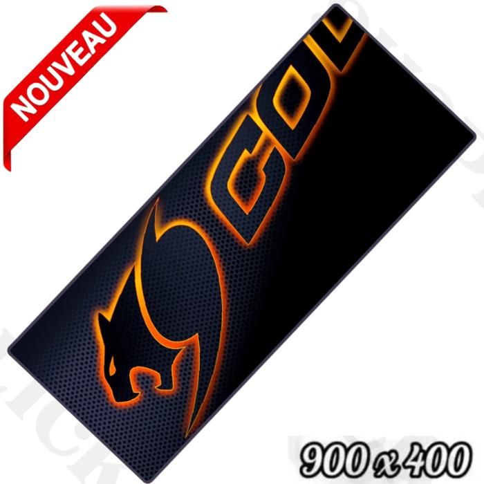 Tapis Gamer Cougar Arena 900 x 400 MM tapis gamer souris et clavier XXXL Gaming Mouse Pad