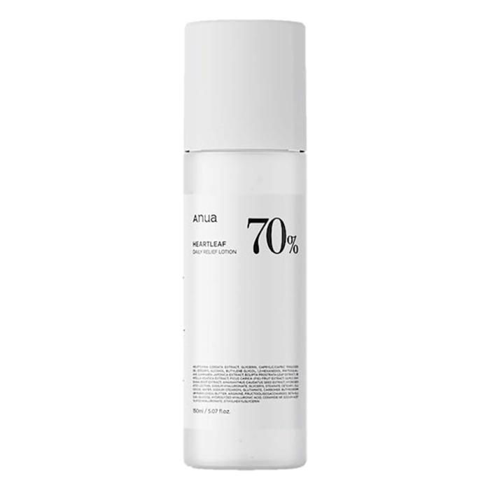 Lotion - ANUA - HEARTLEAF 70 - 200 ml - Hydratante - Apaisante - Sans parabène