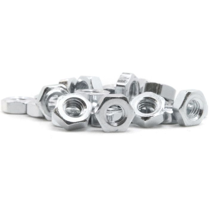 Écrous Hexagonaux M6 - Finition Zincée (Pack de 45) | Résistance et Durabilité Assurées