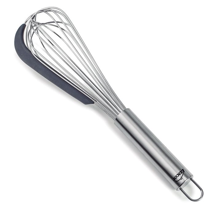 Fouet en inox 32 cm avec grattoir en silicone - Lacor