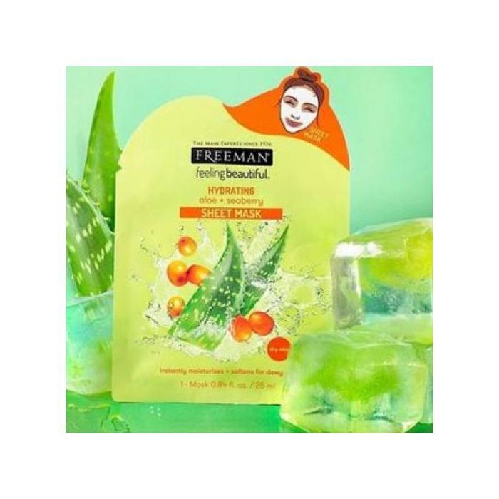 MASQUE EN FEUILLE HYDRATANT aloès + myrtille