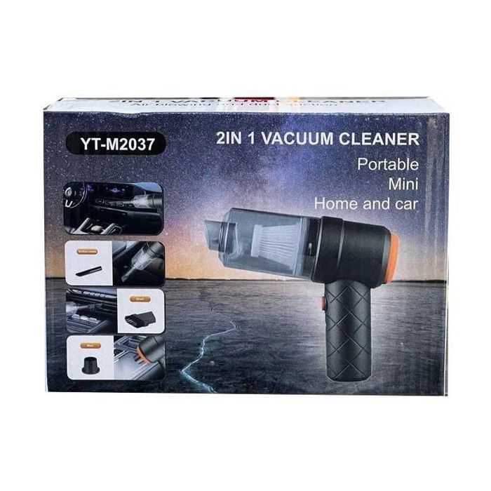 Vacuum cleaner aspirateur de voiture 2 en 1 mini portable sans fil portable, couleur aléatoir