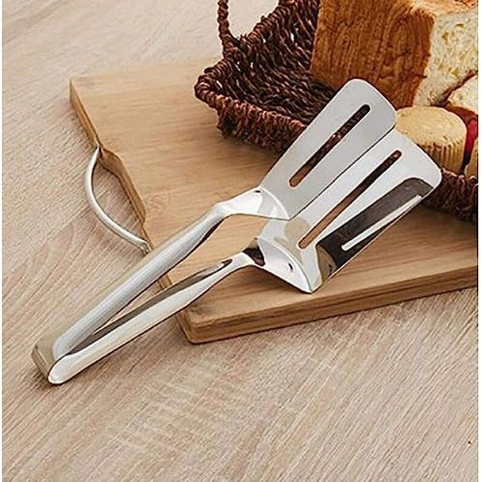 Pince à steak en acier inoxydable pour barbecue
