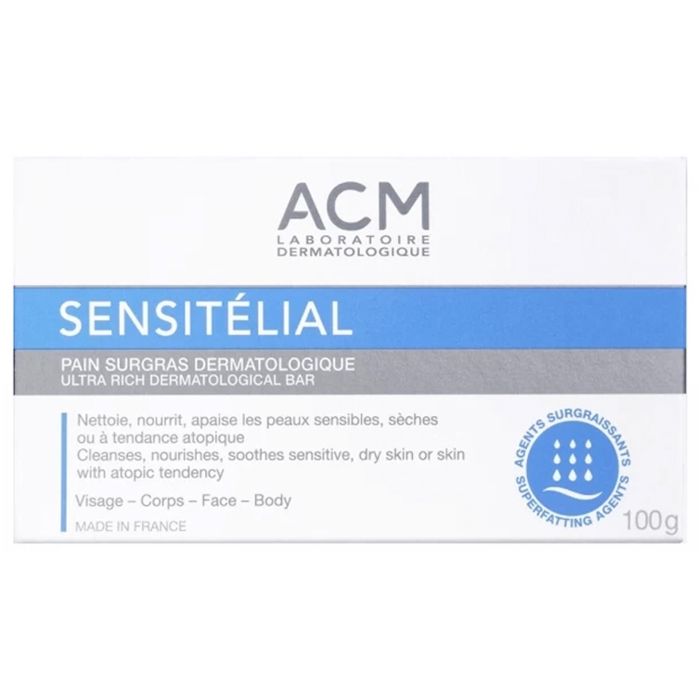 Laboratoire Acm Sensitélial Pain Surgras Dermatologique - 100 g