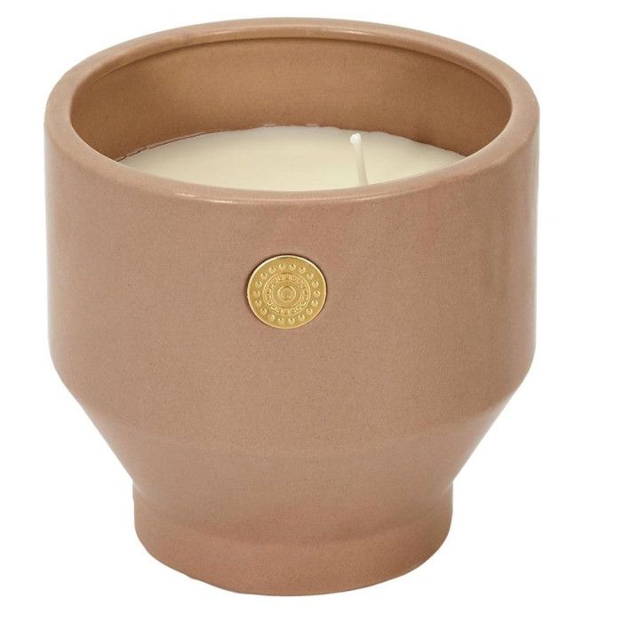 Bougie Parfumée Ciment "Médaillon" 12cm Jasmin