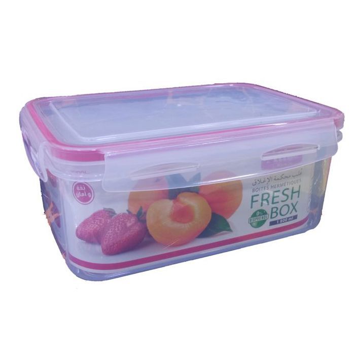 Boite alimentaire - GENERIC - 1,8L - Rectangulaire - Compatible lave-vaisselle - Essentiel