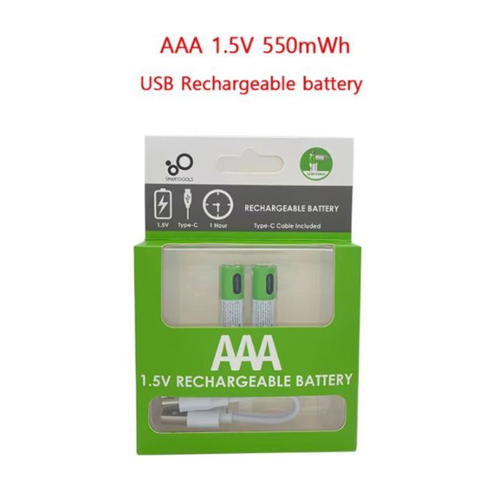 Piles AAA rechargeables USB : puissance et praticité réunies