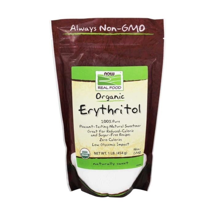 Now+Érythritol 454 g de poudre