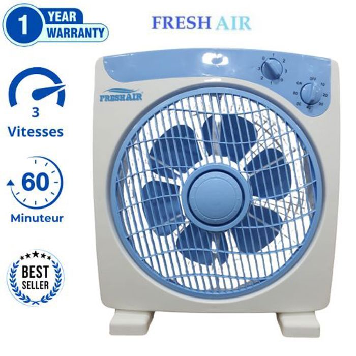 Ventilateur - Non spécifié - 25 cm - 3 vitesses - Minuterie - Oscillation manuelle
