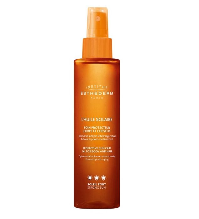 Huile Solaire - Institut Esthederm - Bronz - Protection UVA UVB - 150 ml - Sans alcool