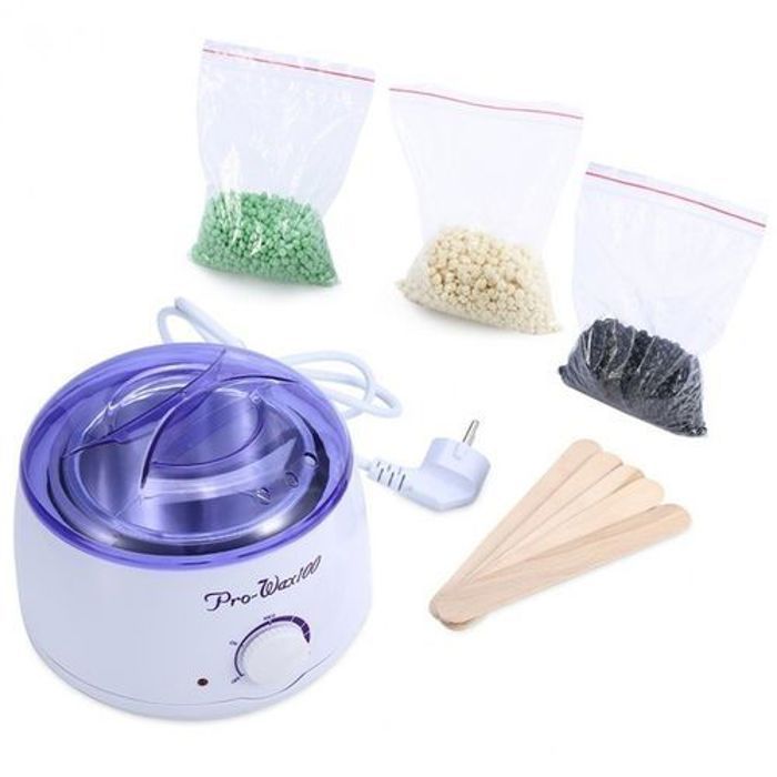 Pro Wax Machine Professionnel Chauffe-Cire / 300g cire  / spatules en bois